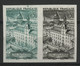 N° 1388 ESSAI NON DENTELE PAIRE 4ème Centenaire Du Lycée Louis Le Grand. 30ct Vert Et 30ct Gris-noir. Neuf * (MH). TB - Color Proofs 1945-…