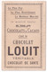 Chromo Chocolat Louit - Frise De Silhouettes - En Route Pour Le Salon De Peinture Art Tableau Peintre Artiste D2-70 - Louit