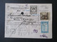 Ungarn / SHS 1919 Postanweisung MiF Marken Ungarn Und Hravatska Von Zagreib Nach Sarajewo Mit Ankunftsstempel Bosnien - Brieven En Documenten