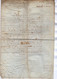 VP17.704 - MILITARIA - SAINT MARCELLIN X CHANDIEU 1838 - 2 Documents Concernant Le Garde Forestier ROCHAS à VIENNE - Dokumente