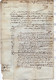 VP17.705 - MILITARIA - SAINT MARCELLIN X CHANDIEU 1838 - 2 Documents Concernant Le Garde Forestier ROCHAS à VIENNE - Dokumente