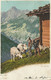 CP Timbrée De Verrières 1904 Auf Der Alp. Alpage . Vaches , Paturage , Fromage - Les Verrières