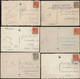 Luxembourg, Petit Lot De 12 Cartes Postales Envoyées Aux Tarifs Signature / 5 Mots. Peu Commun - Collections