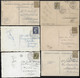 Luxembourg, Petit Lot De 12 Cartes Postales Envoyées Aux Tarifs Signature / 5 Mots. Peu Commun - Collections