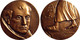 ESPAÑA. MEDALLA F.N.M.T. FRAY JUNÍPERO SERRA. 1.985. BRONCE. ESPAGNE. SPAIN MEDAL - Professionals/Firms