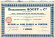 Action De 10000 Frcs Au Porteur - Etablissements BOGEY & Cie - Fabrication De Bas - Levallois-Perret - Seine - 1954. - Tessili