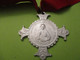 Médaille Religieuse Ancienne/Vœu National/Adoration Du Sacré Cœur/MONTMARTRE/Ruban Collier Satin/ Début XXéme   CAN846 - Godsdienst & Esoterisme