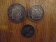 LOT DE 3 PIECES DE MONNAIE EN ARGENT  - 50 - 10 Et 100 FRANCS - Andere & Zonder Classificatie