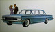 ► OLDSMOBILE F-85 De Luxe Sedan & Couple 1961 -  Garage Automobile Publicity (Litho. U.S.A.) Roadside - American Roadside