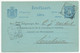 Briefkaart G. 10 Particulier Bedrukt Weltevreden 1899 - Indes Néerlandaises