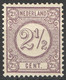 Nederland 1894 NVPH Nr 33a Postfris/MNH Cijfer - Ongebruikt