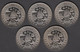 Nederland Set Penningen (5) Sail Den Helder 1997 2 Euro UNC - Elongated Coins