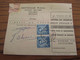 4 Lettres De Change Affranchie Au Type "Marchand" (ports Différents) Et Toutes PERFOREES - 1951-..