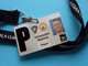 MALAYSIAN OPEN, KUALA LUMPUR '09 : CHRISTOPHE ROCHUS Belgium / Accreditation CARD / With ORIGINAL Lanyard / Cordon ! - Autres & Non Classés