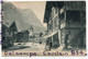 Grindelwald - ( BE Berne ),Pension Restaurant Glefschergartin Mit Eiger, Femme, écrite, 1907, épaisse, TBE, Scans. - Berna