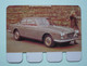 Plaquette  Tôle Pub COOP - " L'auto à Travers Les âges "-    LANCIA FLAVIA - Plaques En Tôle (après 1960)