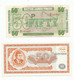 JC , Billet , EUROPE ,British Armed Forces , RUSSIE , 2 Scans , LOT DE 2 BILLETS  UNC - Kilowaar - Bankbiljetten