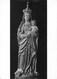 Statue De La Sainte Vierge Autel De La Chapelle D'Enney 1717 (10 X 15 Cm) - Chapelle