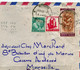 - Cover India - Air Mail, KARTKAL, To Militaire Marseille, France, 3 Stamps, Very Nice, 1968, TBE, Scans. .. - Briefe U. Dokumente