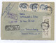 Poland ZABRZE AIRMAIL COVER TO Germany 1959 - Airplanes