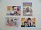 Lot De 4 Cartes Postales Illustrateur Bernard VEYRI /  Dédicaces F Bibaud /  100 Ex - Veyri, Bernard