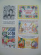 Série De 5 Cartes Postales Illustrateur Bernard VEYRI / Fruits & Légumes Voeux Dédicacées F Bibaud - Veyri, Bernard