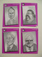 Série De 4 Cartes Postales Illustrateur Bernard VEYRI / Caricatures 3ème RICCA Dédicaces Christian CCPF - Veyri, Bernard