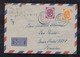 BRD Bund 1953 Posthorn 70Pf + 40Pf Luftpost Brief AHAUS Nach SAO PAULO Brasilien Brazil - Lettres & Documents