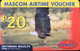 BOTSWANA  - Recharge  - MASCOM AIRTIME  - Eagle -  P 20 - Botsuana