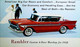 ► AM (American Motors) RAMBLER Custom 1958 & Wedding Mariage  - Automobile Publicity   (Litho In U.S.A.) - Receptions