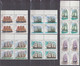 Russia, USSR 18.09.1981 BLOCKS OF 4 Mi # 5112-17, Sailing School Ships MNH OG - Neufs