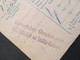 Delcampe - CSSR 1921 Hradschin Mucha Wert - Paketkarte Teplice Teplitz Schönau Sudetenland - Vranja Mit Steuermarke Und Vielen Stp. - Brieven En Documenten