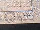 Delcampe - CSSR 1926 Paketkarte Nyrsko Neuern Sudetenland - Constantinople Rücks. Marken Der Türkei, Viele Stempel - Covers & Documents