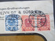 Österreich 1921 Wappenzeichnung Nr. 315 Mit Perfin / Firmenlochung MiF Mit Nr. 317 Vereinigte Drogen Großhandlung Wien - Covers & Documents