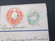 GB 1907 Ganzsachenumschlag Registered Letter Rand Mines Limited No. 1 London Wall Buildings Stempel R Fee Paid - Cartas & Documentos