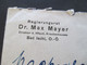 Österreich 1923 Freimarken Dachauer MiF Umschlag Vom Riegierungsrat Dr. Max Mayer Bad Ischl Nach Jena Gesendet - Cartas & Documentos