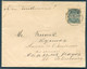 1890 Denmark 20 Ore Coat Of Arms Aalborg Cover - Maison De Science, St Petersburg Russia - Covers & Documents