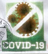 Lettre Des Pays-Bas, Arrivée Andorra Pendant Lockdown Coronavirus, Avec Vignette Prevention Virus + Timbres à Date Local - Lettres & Documents