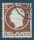 Islande Frederic VIII N°74 5kr Brun Fonçé Oblitéré TTB - Used Stamps