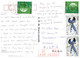 (X 14 A) Postcard Posted From China To Australia (with Many Stamps) Panda - Gebraucht