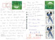 (X 14 A) Postcard Posted From China To Australia (with Many Stamps) Panda - Oblitérés