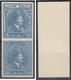 1922 Egypt King Fouad Pair 15Mills Essays IMPERF MNH - Ongebruikt