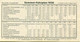 Deutschland - Bayerische Zugspitzbahn - Sommer Fahrplan 1936 - Faltblatt 8cm X 16cm - Europa