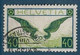 Suisse Poste Aerienne N°14a 40c Vert Papier Ordinaire Obl TTB - Oblitérés