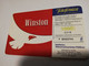SPAIN/ ESPANA   1000pta WINSTON CIGARETTES / BIRD  Nice  Fine Used  CHIP CARD  **3907** - Private Issues