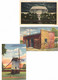 5 Different DEARBORN, Michigan, USA, Ford Rotunda, Old Linen Postcard - Dearborn