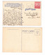 2 Different DEARBORN, Michigan, USA, Edison Institute, Old Linen Postcard - Dearborn