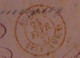 Suisse 1877 Lettre  Affranchi Timbre 5 Franco  Destination à Libourne France Cachet Rouge - Sonstige & Ohne Zuordnung