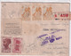 SENEGAL / AOF - 1947 - ENVELOPPE De COLIS RECOMMANDE De THIES Avec CONTROLE DOUANES => MOULINS SUR ALLIER - Covers & Documents