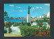 CPSM SUR TIMBRE D ESPAGNE COSTA BRAVA BLANES POUR LA FAMILLE ERHARDT 77 JOUARD : - Covers & Documents